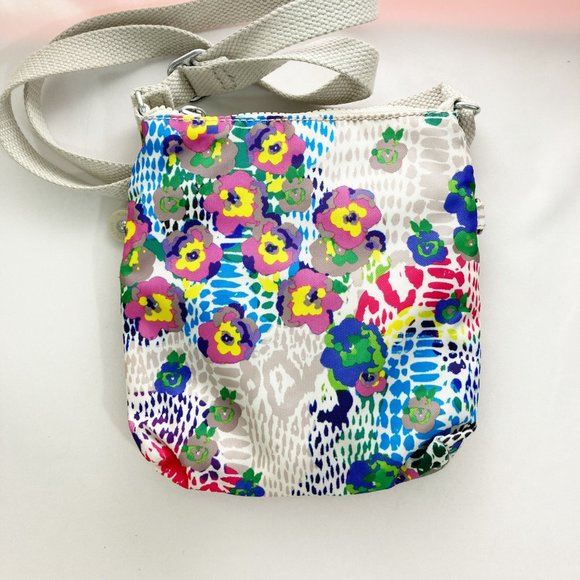 Kipling 3-Zip Floral Animal Print Crossbody Bag - Picture 8 of 10